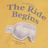 The Ride Begins Hoodie in Fall Leaf, flat lay