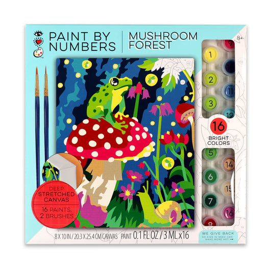 Paint By Numbers: Mushroom Forest