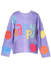 Happy Print Sweater