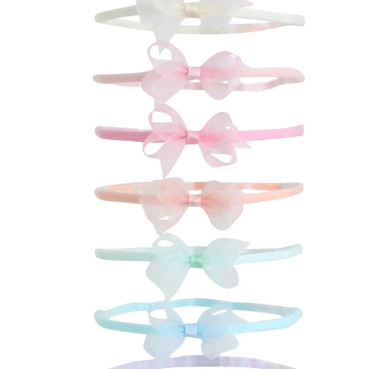 Infant Organdy Bow Headband