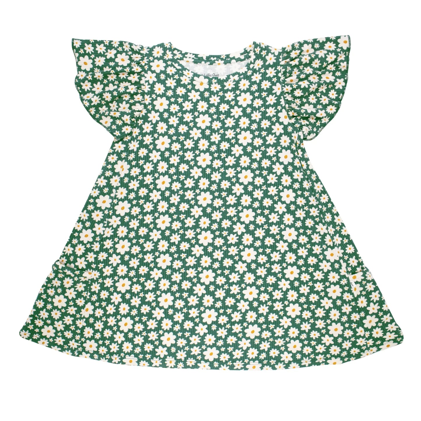 Green Floral Pocket Dress