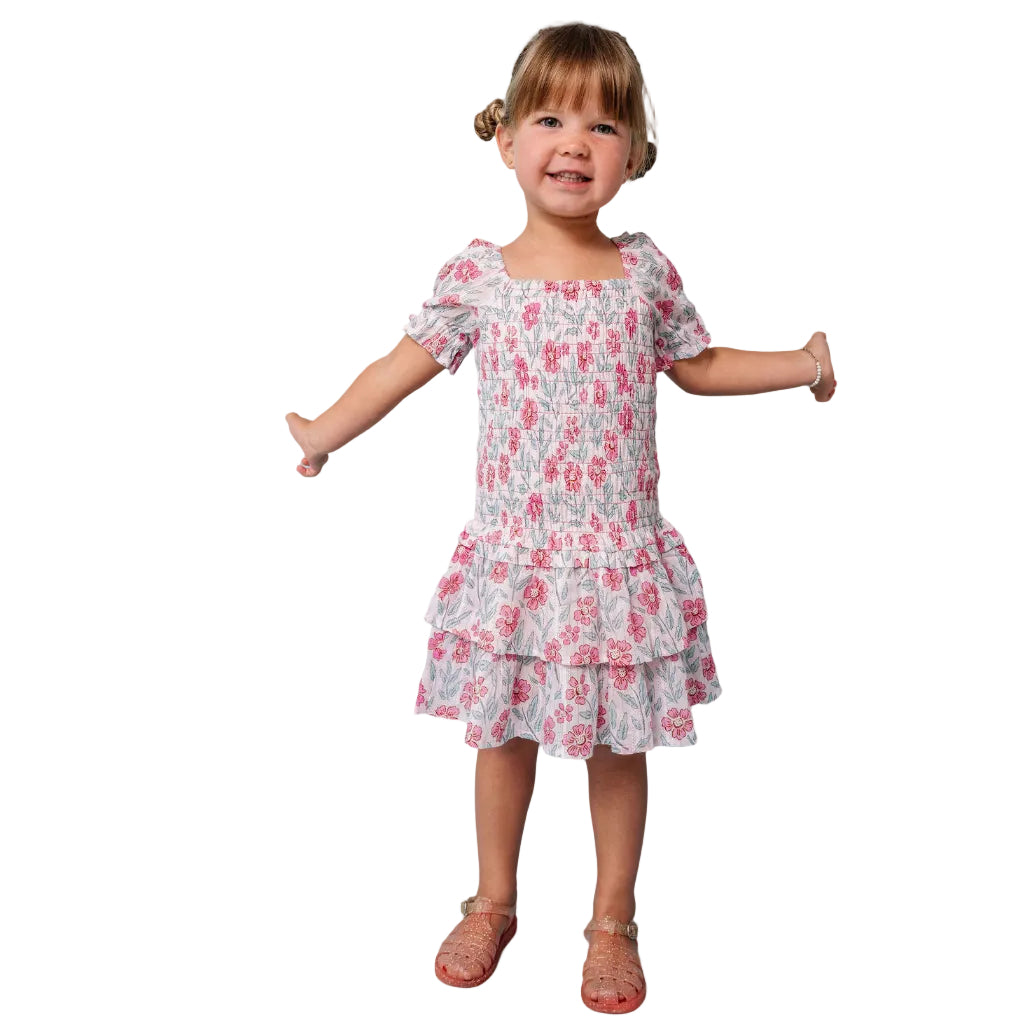 Floral Smocked Dress