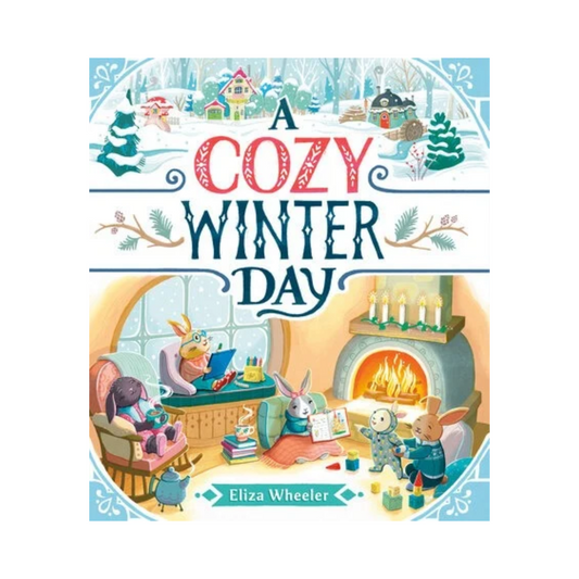 Cozy winter story about forest animal friends