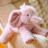 Soft musical elephant plush with soothing wind-up melody