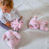 Soft musical elephant plush with soothing wind-up melody