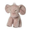 Soft elephant plush with cozy weighted feel