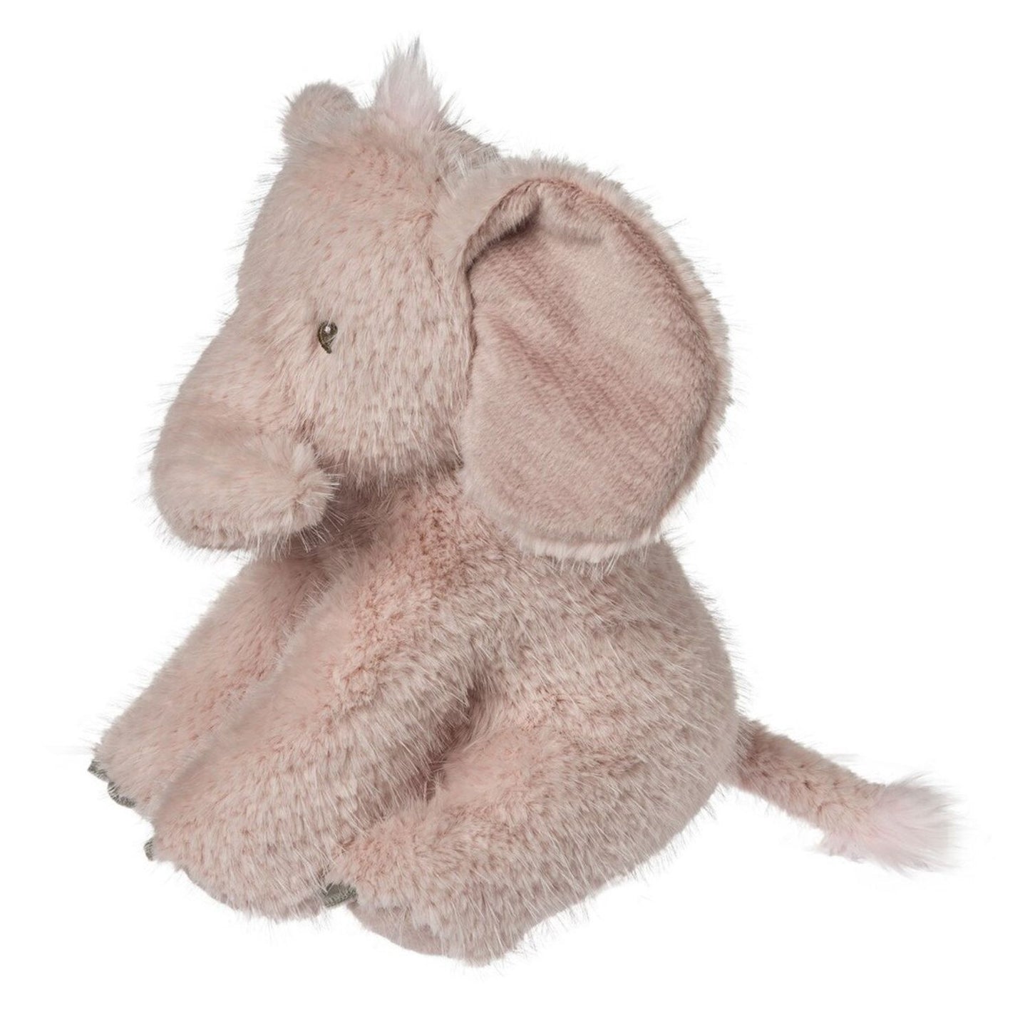 Soft elephant plush with cozy weighted feel