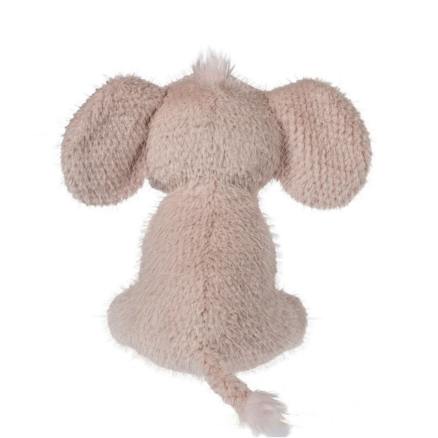 Soft elephant plush with cozy weighted feel
