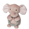 Soft elephant teether rattle for baby comfort