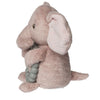 Soft elephant teether rattle for baby comfort