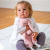 Soft recycled plush lovey for comforting everyday cuddles