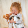 Eco-friendly recycled plush lovey for soft everyday cuddles