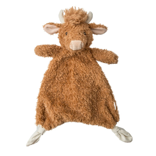 Soft recycled plush lovey made for cozy cuddles