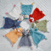 Soft recycled plush lovey for cuddles and comfort