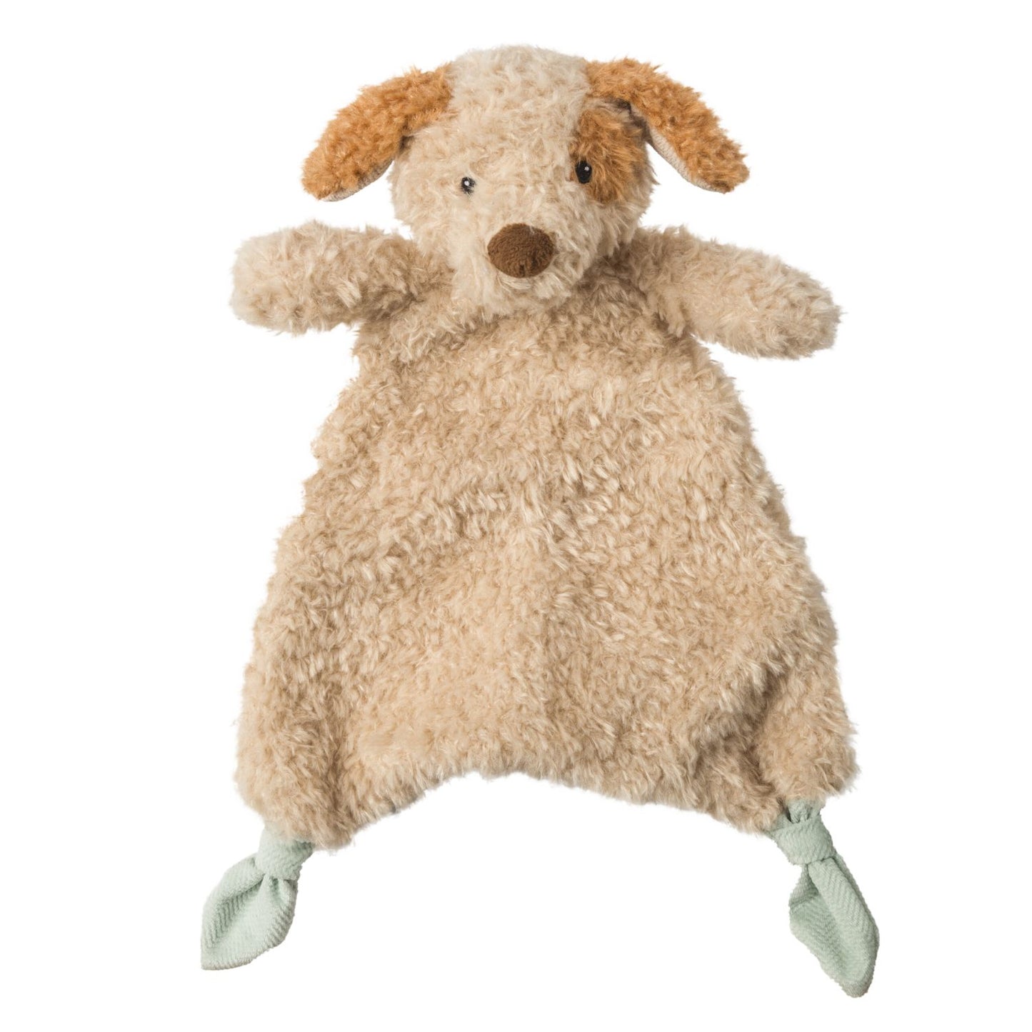 Soft recycled plush lovey with sweet character details