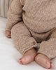Almond Cozy Knit Romper - lifestyle shot