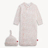 Apple Blossom Gown Set - Magnetic Me modal gown and hat set with ruffle
