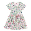 Floral dress on a white background