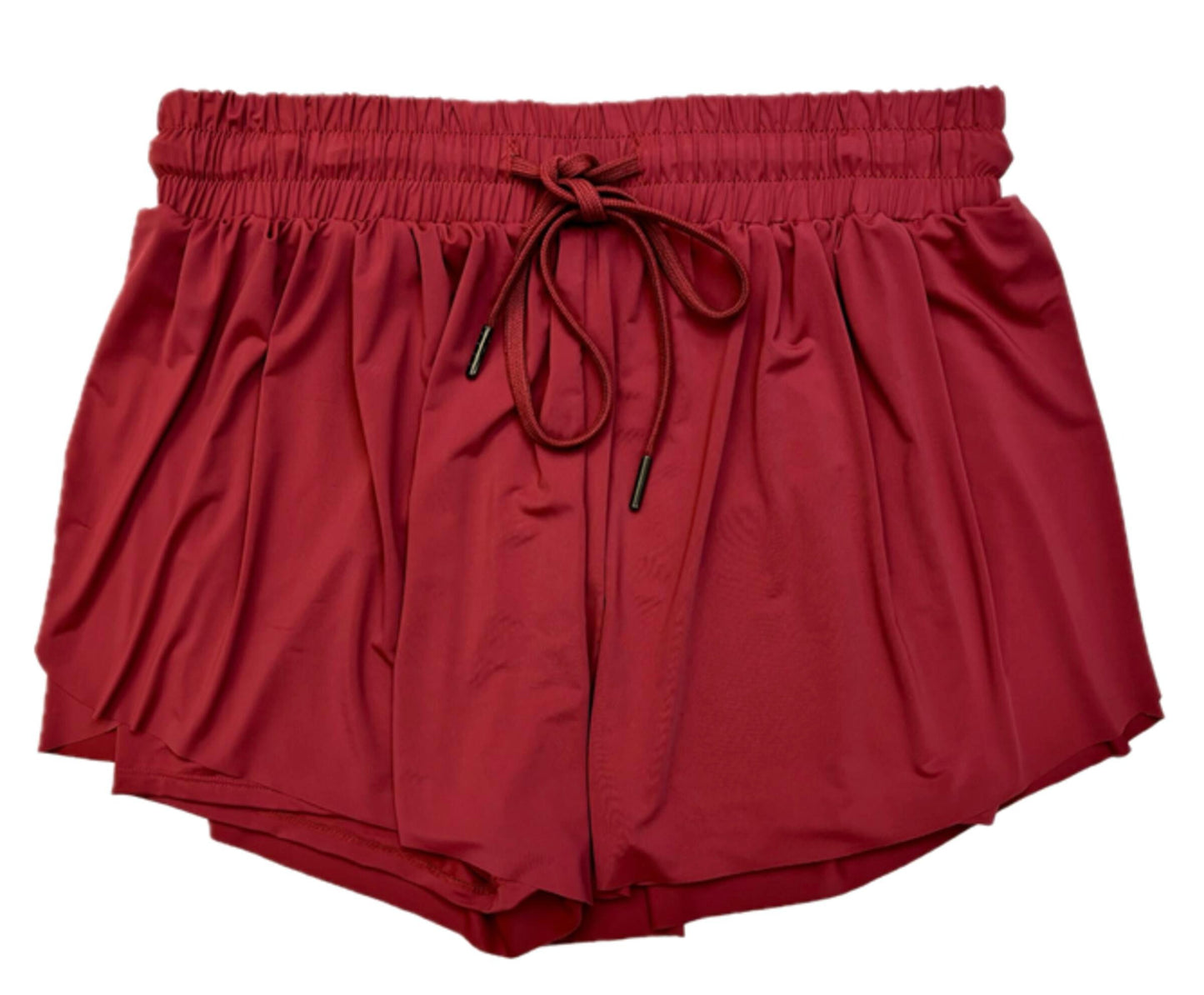 Burgundy Fly Away Shorts