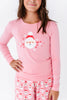 Pink Santa Pajama Top