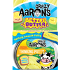 Crazy Aaron's Better Butter putty packaging with a cartoon cow character on a blue background