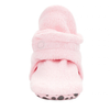 Zutano Baby Pink Cozie Fleece Gripper Booties