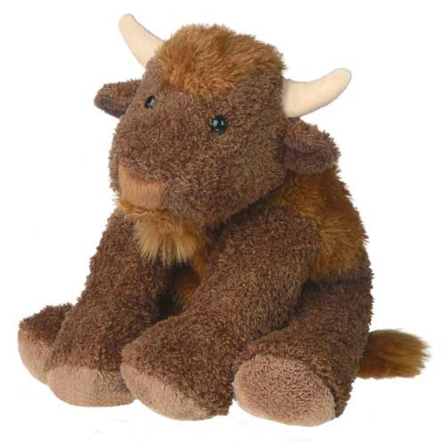 Whimsical buffalo plush with soft charming details