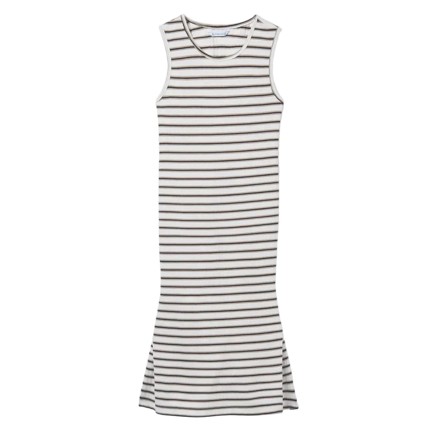 Black and Tan Striped tank dress