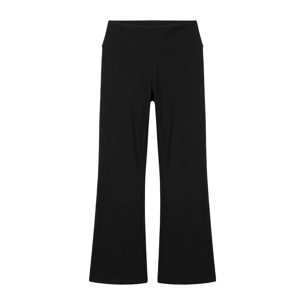 Black athletic pants hanging 