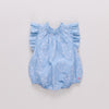 Light blue baby bubble with floral pattern 