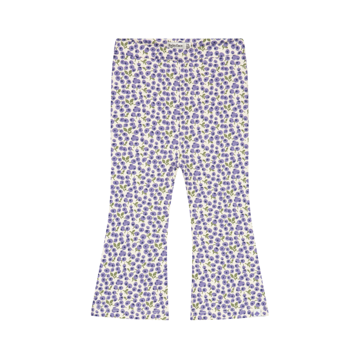 Black pants with zippers and pockets on a white background