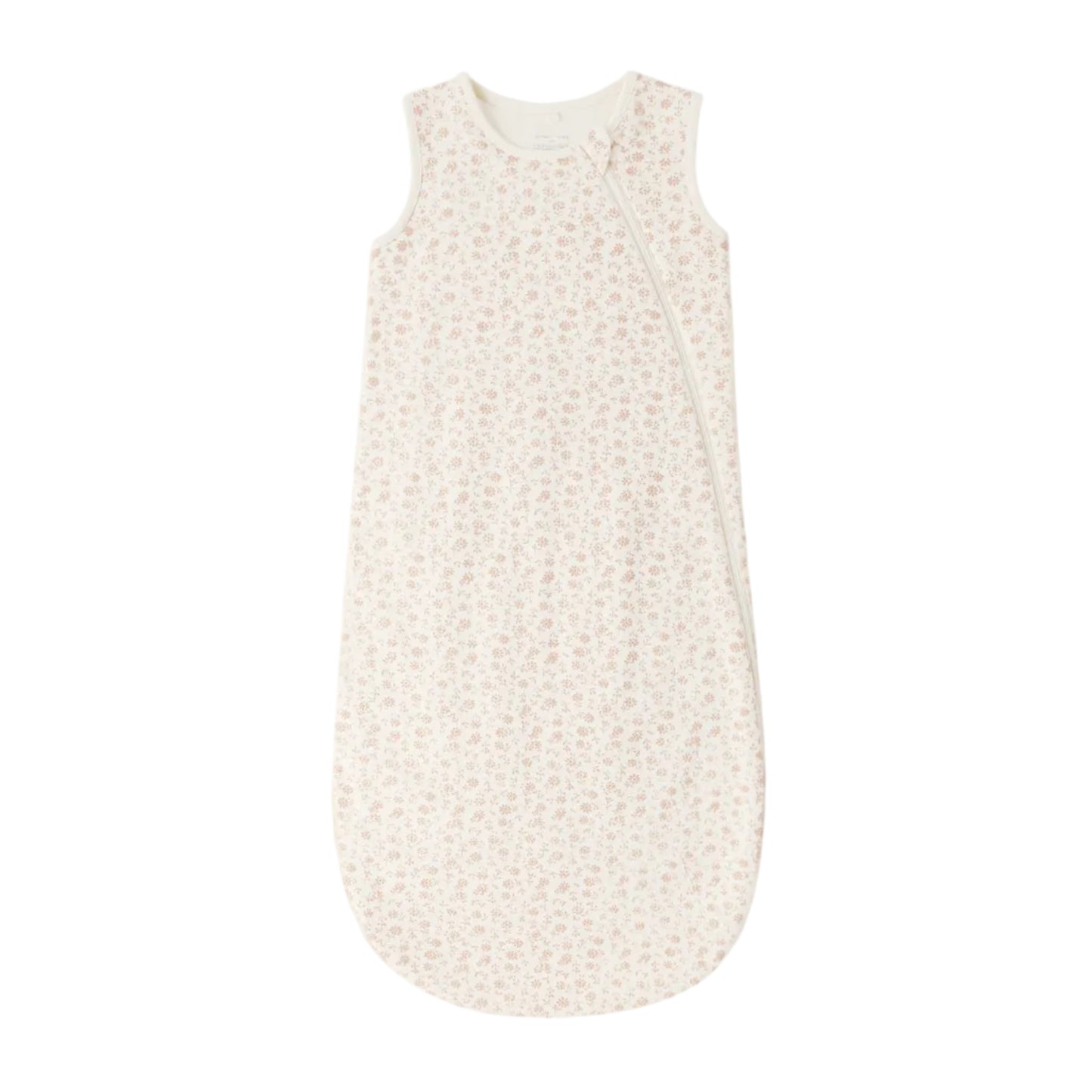 Baby sleeping bag with floral pattern 