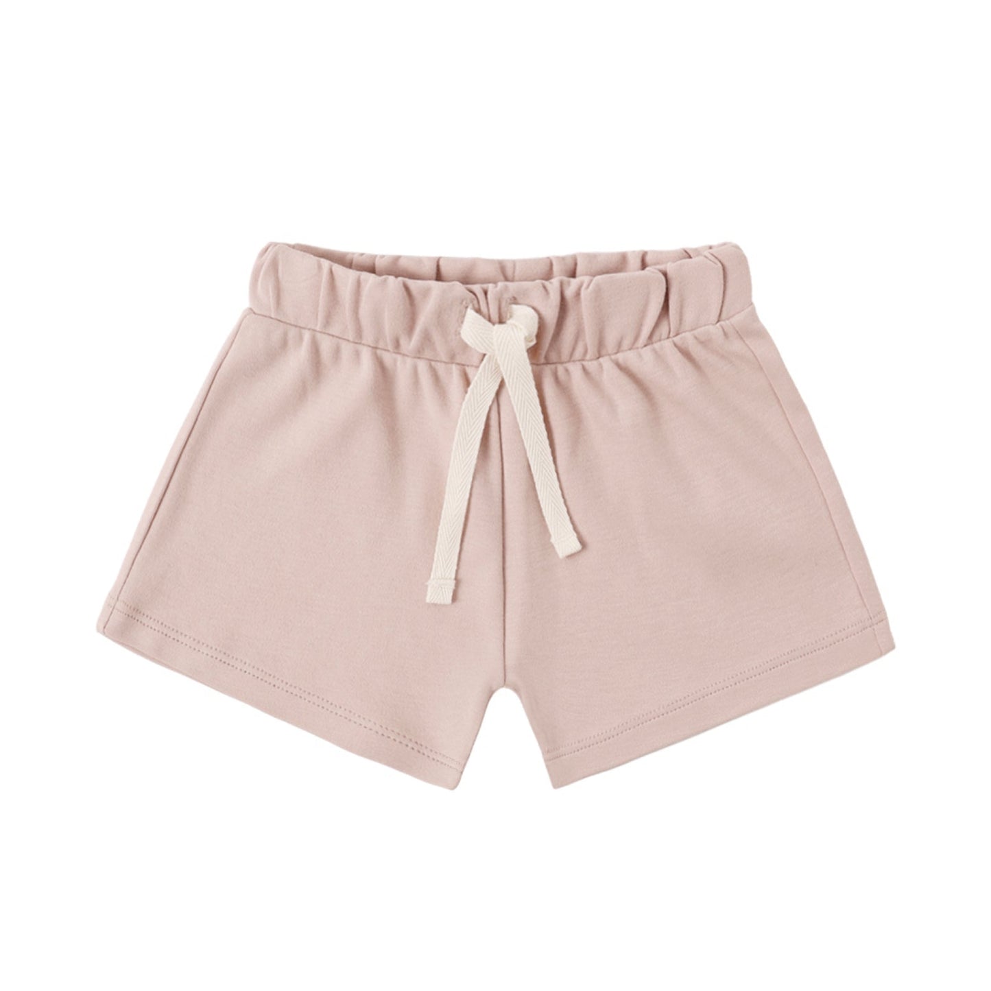 Pink shorts with drawstring 