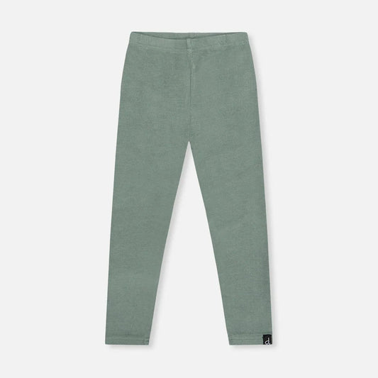 Green pants on a white background