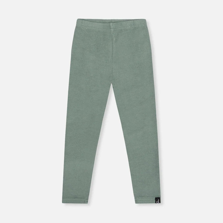 Green pants on a white background