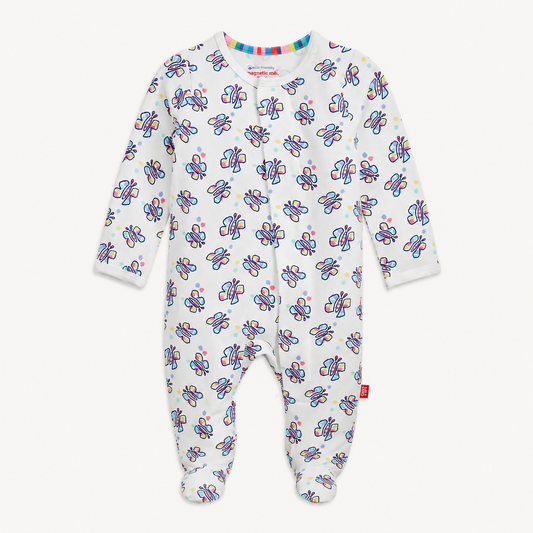 Butterflies CloudStretch Footie