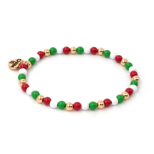 Christmas Bead Bracelet