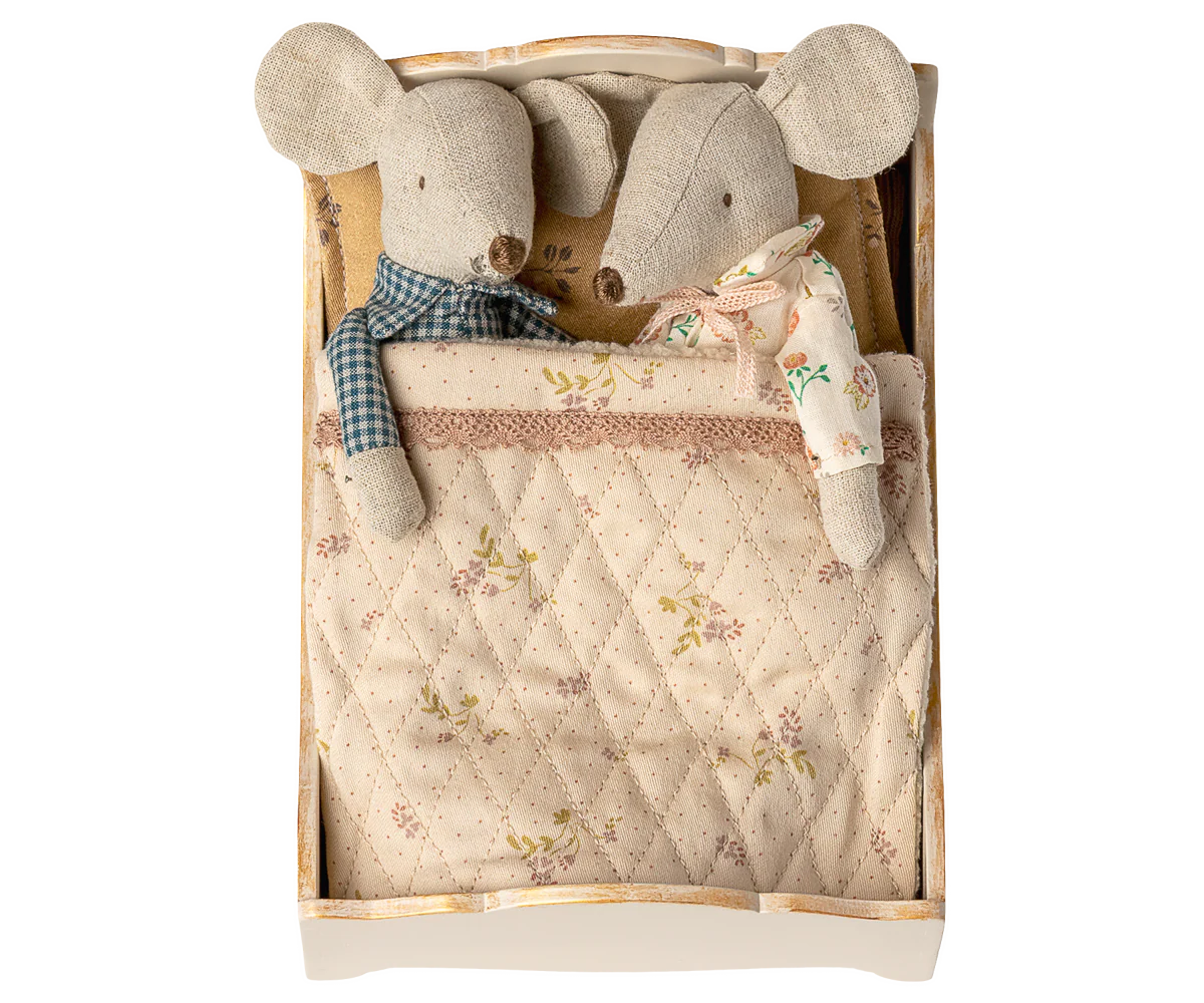 Mouse Bed - Off White Yellow