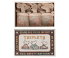 Triplets Checkered in Matchbox