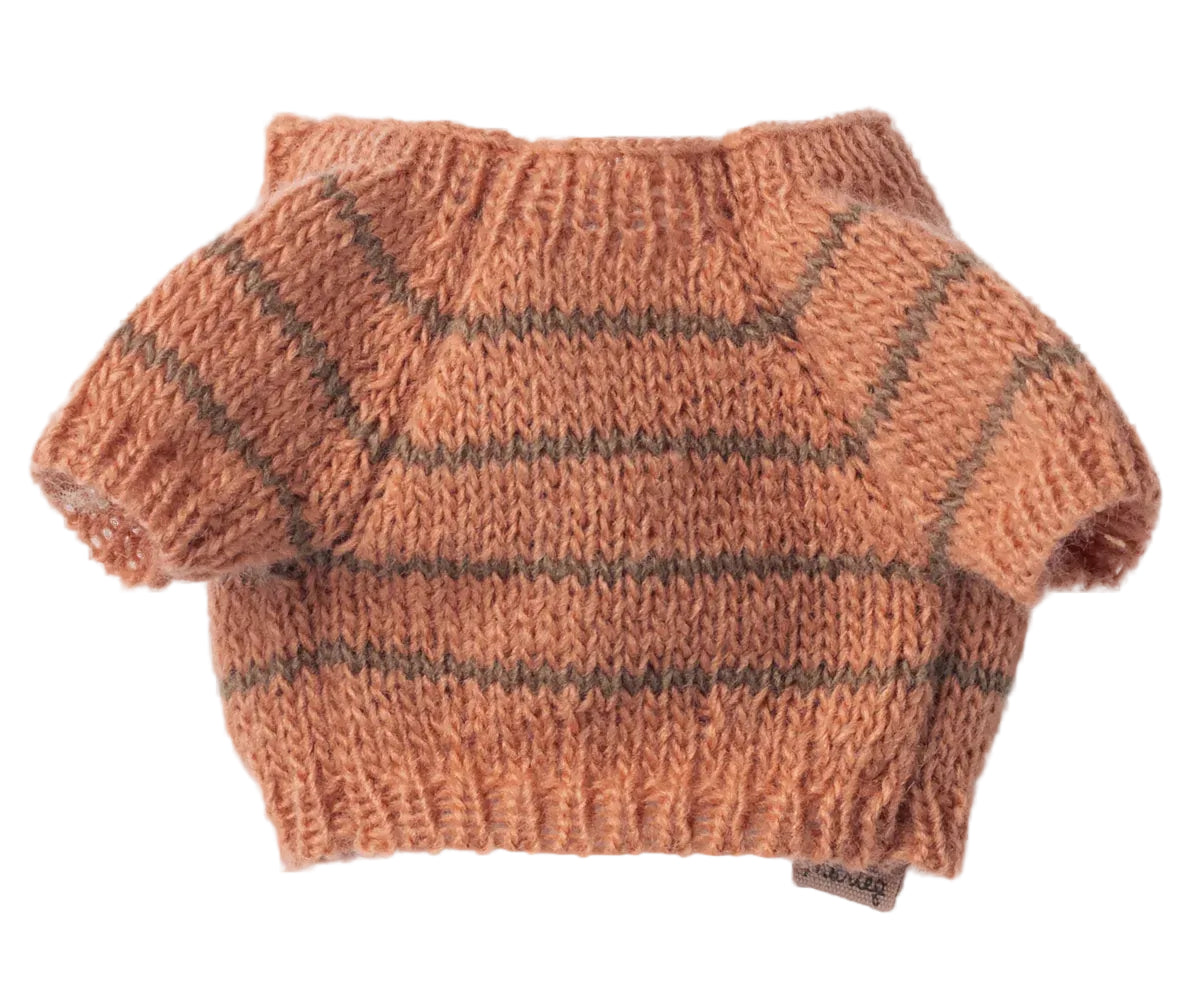 Puppy Small Coral Sweater