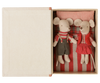 Twin Christmas Mice in Book