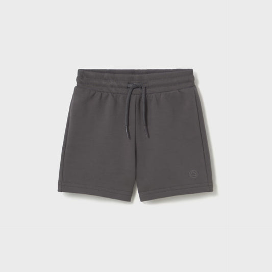 dark grey drawstring baby shorts