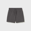 dark grey drawstring baby shorts
