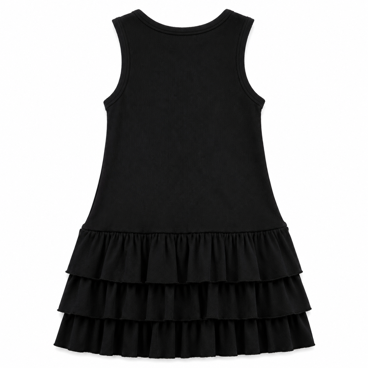 Black Lexi Tier Dress