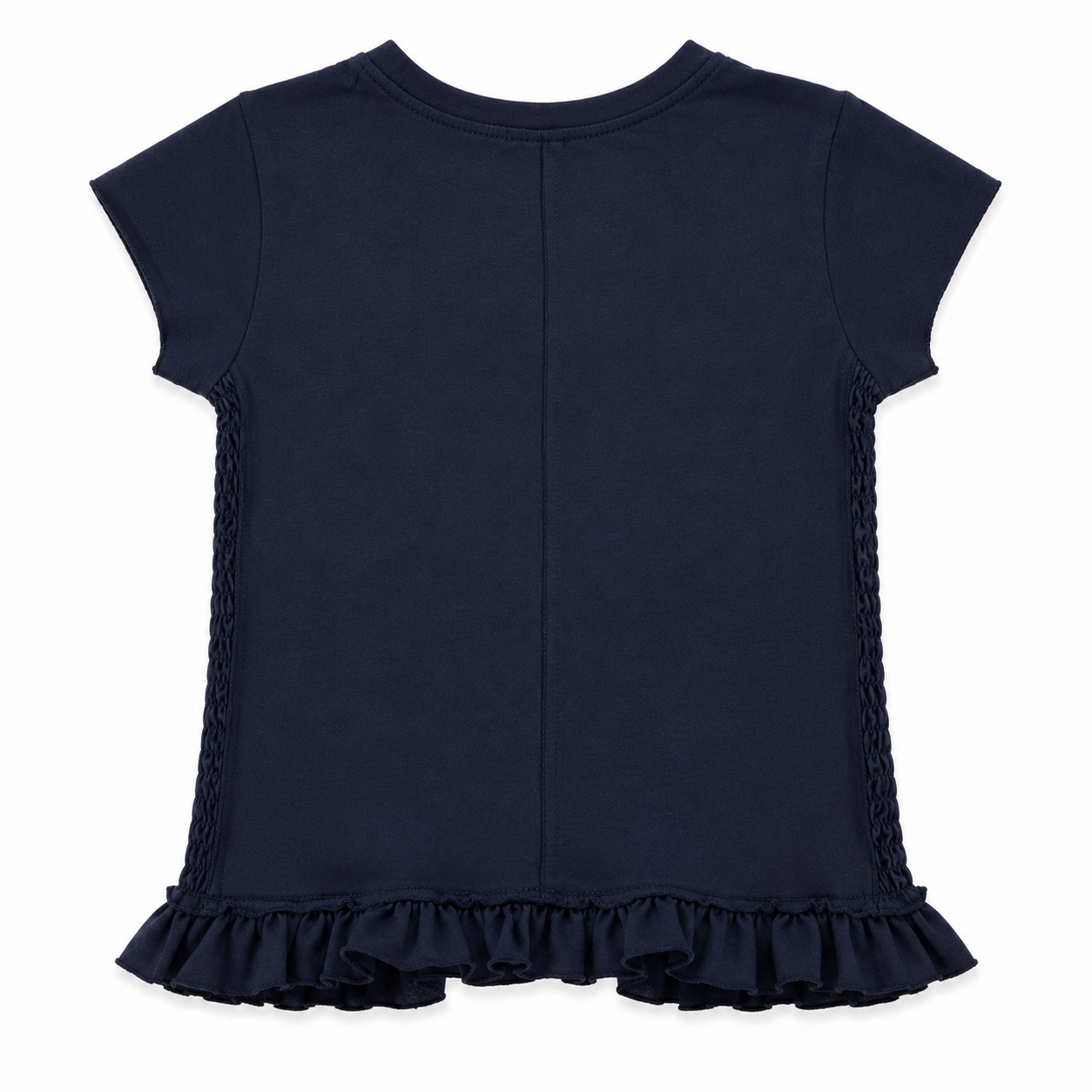 Black Smock Cap Tee