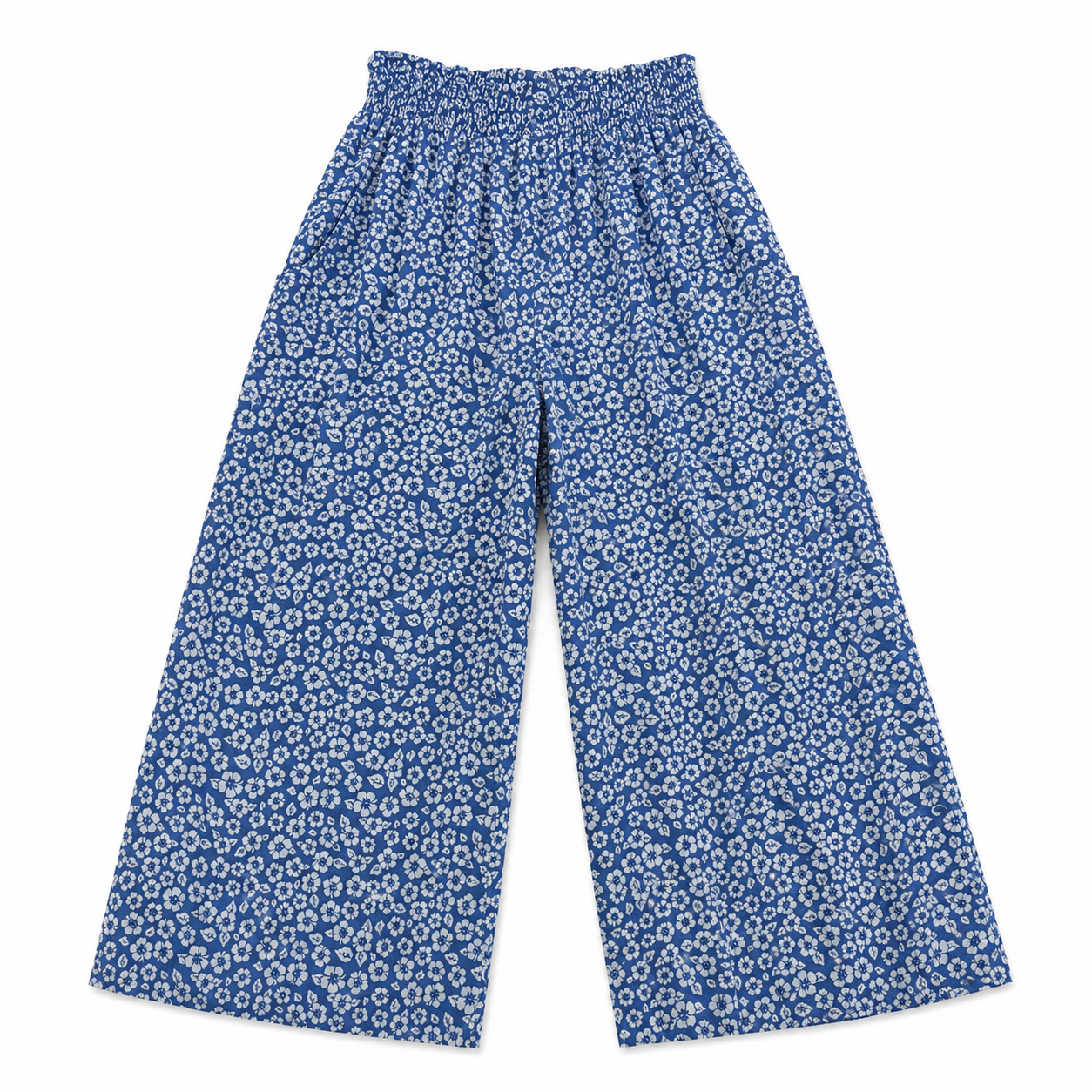 Blue Hibiscus Ditsy Leilani Pants