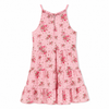Pink Floral Halter Dress