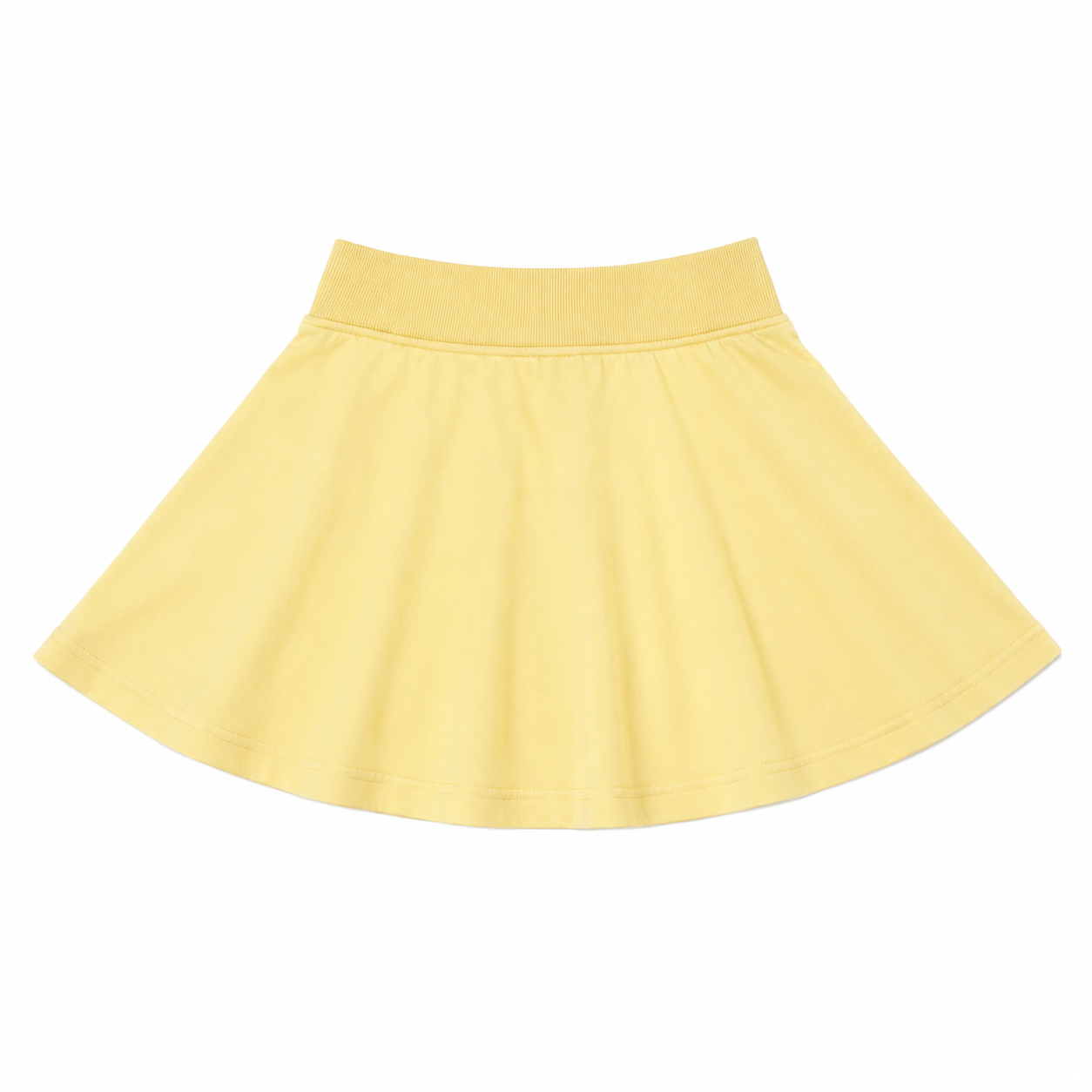Lemon French Terry Skort