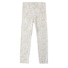 Floral patterned athletic leggings 