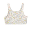 Floral-patterned sports bra
